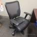 Global Interion Mesh Back Office Chair With Leather Seat, Lumbar